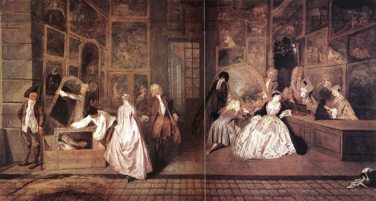Nel negozio di Gersaint - Schloss Charlottenburg, Berlino
